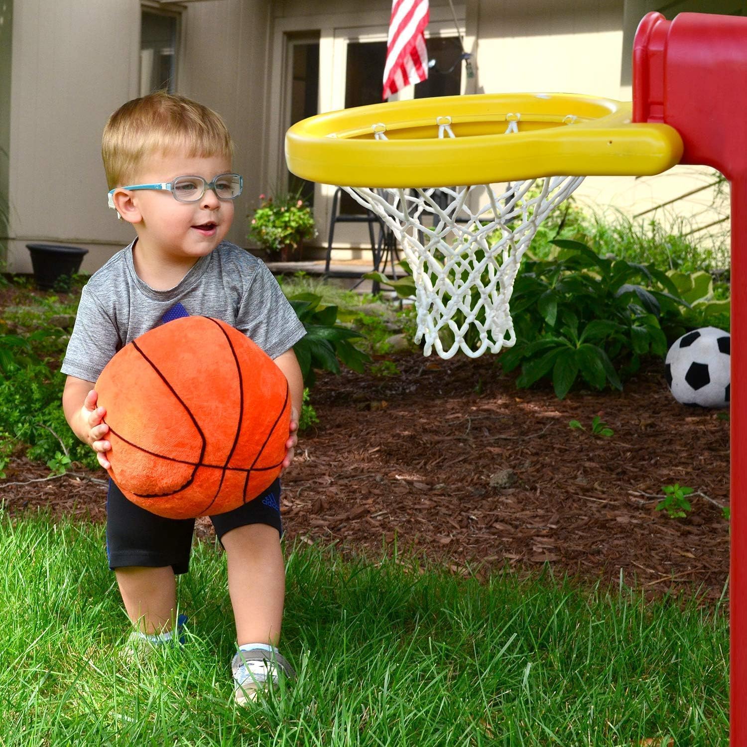 T Play Basketball Plush Pillow for Boys