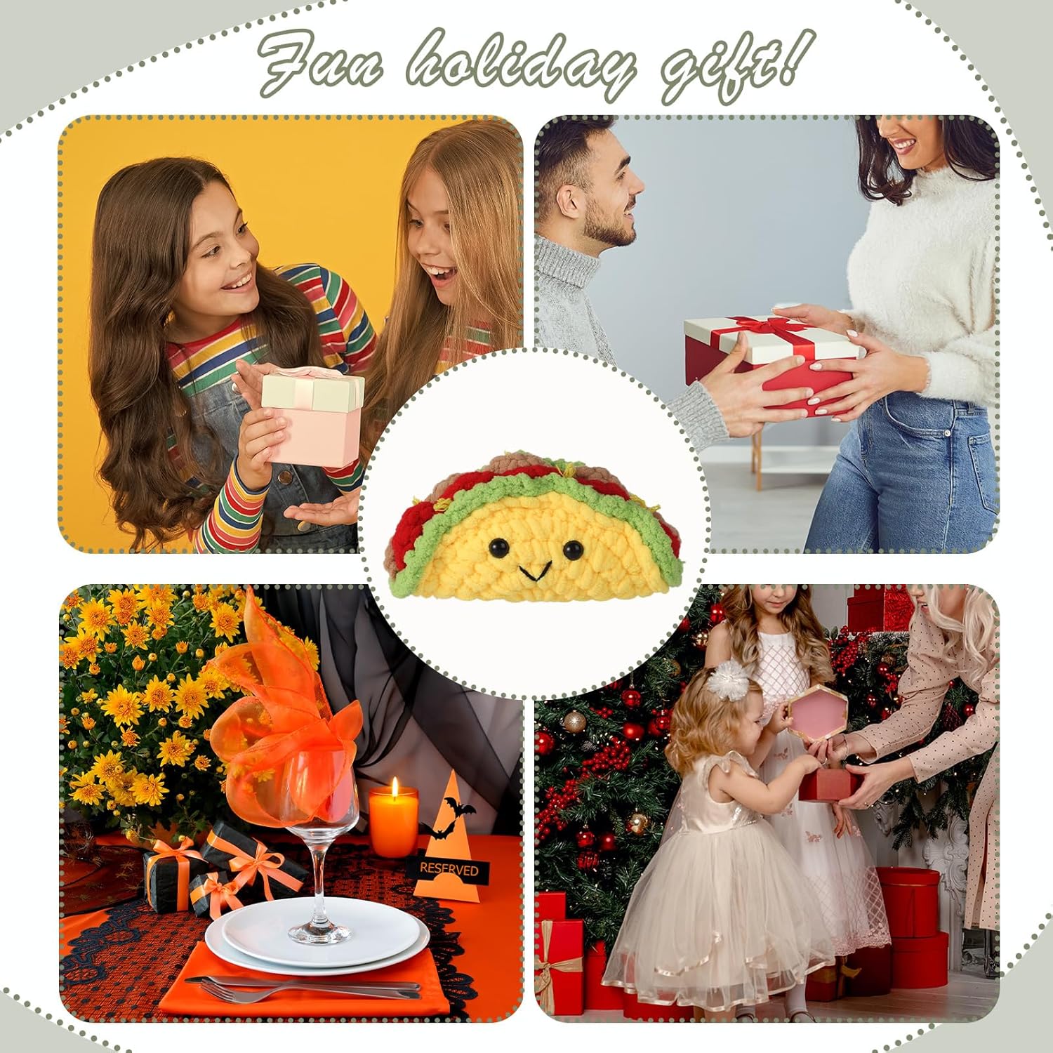 Emotional Support Taco Plush Toy