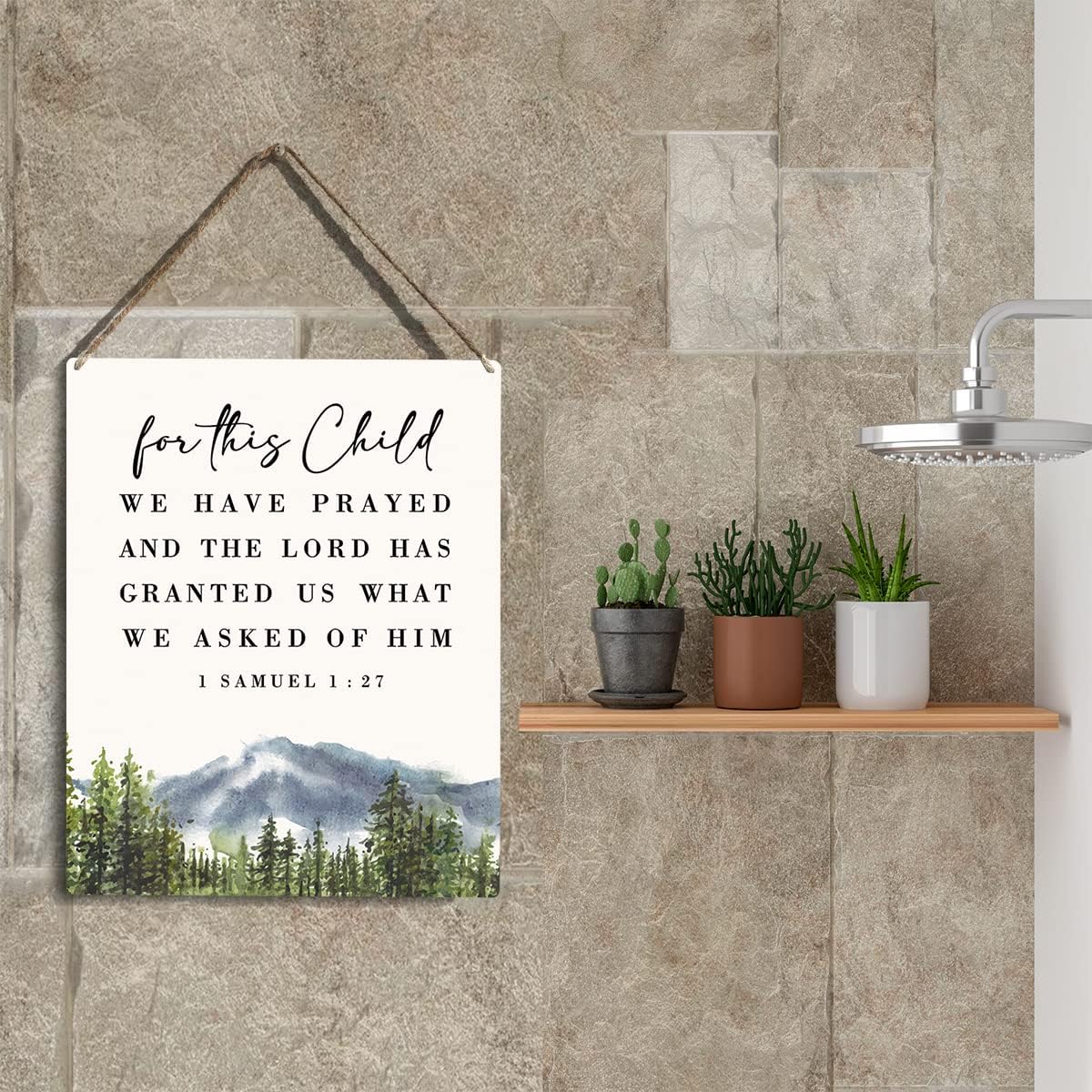 YCYD Inspirational Nursery Wall Art Sign for Kids
