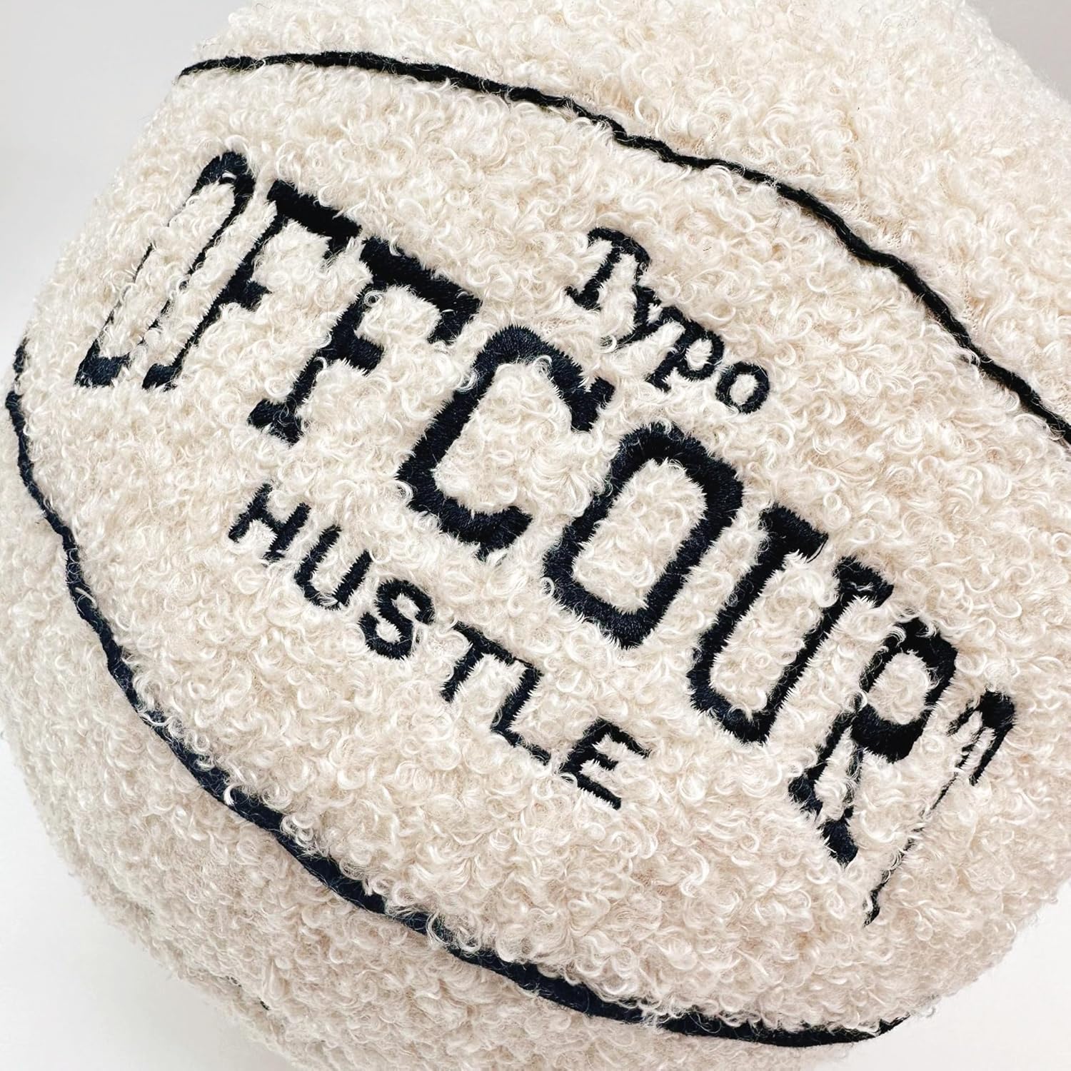 2023 Basketball Shaped Throw Pillow