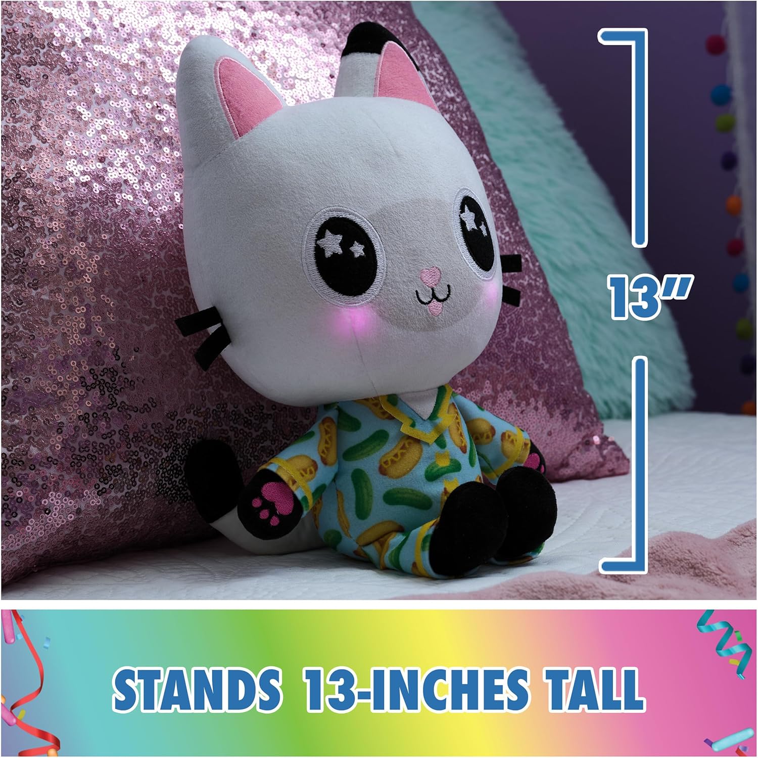 Gabbys Dollhouse Pandy Paws Plush Toy 13-Inch