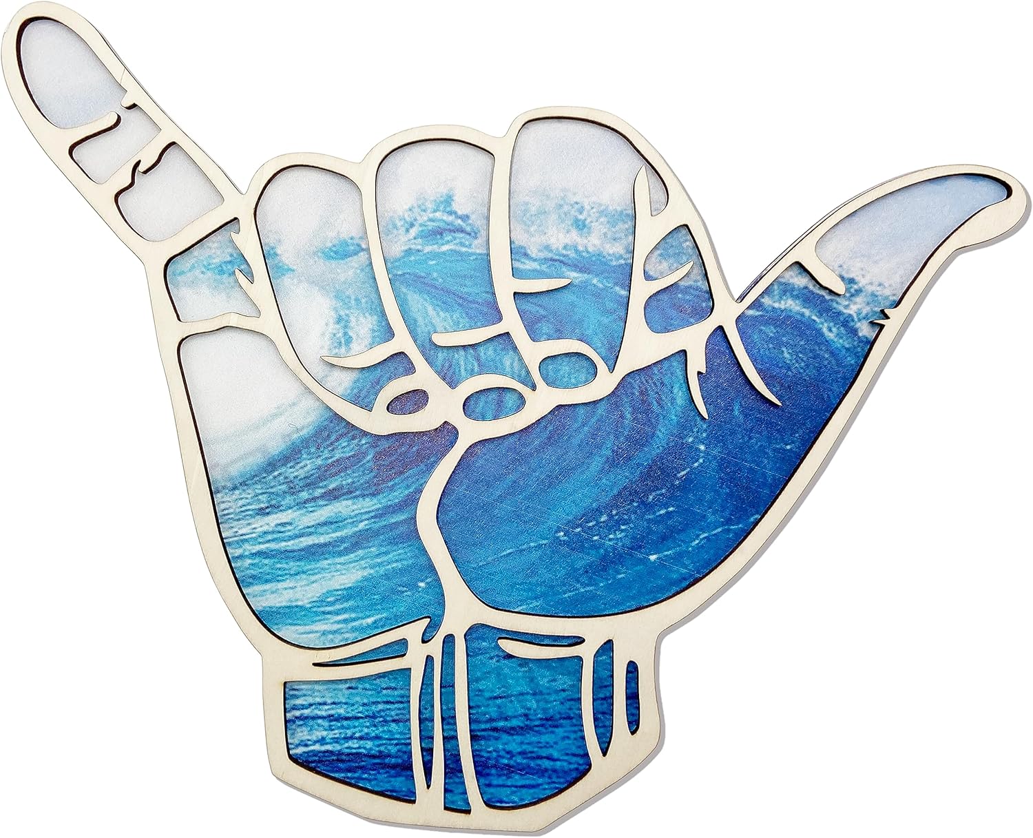 Shaka Wooden Wall Surf Decor
